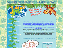 Tablet Screenshot of junglejam.ca